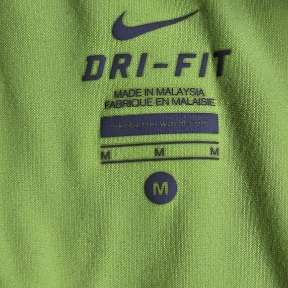 Nike Dri-Fit Quarter Zip Long Sleeve Pullover Size Medium * See Flaws - Picture 13 of 13